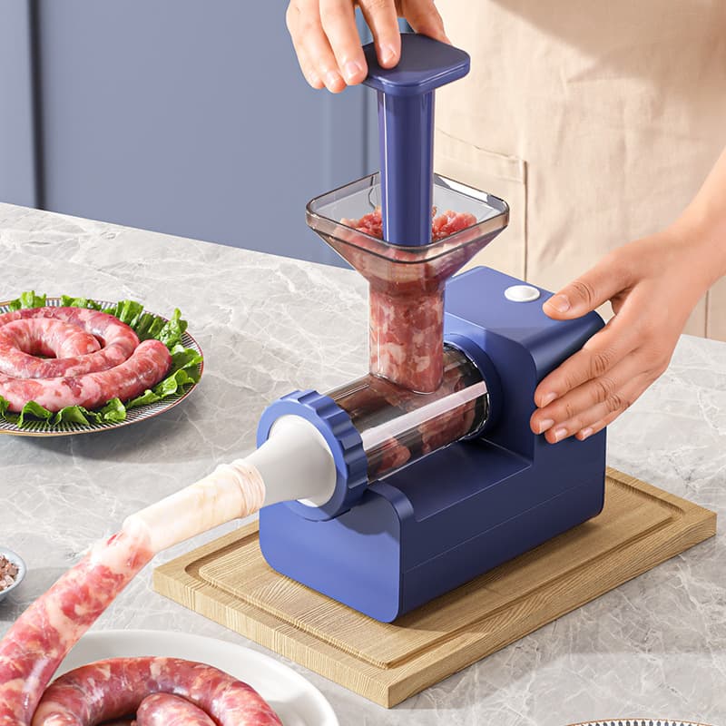 Electric Sausage Stuffer, DIY Sausage Casing, Automatic Filling Device, Home Manual Pork Intestine Sausage Maker