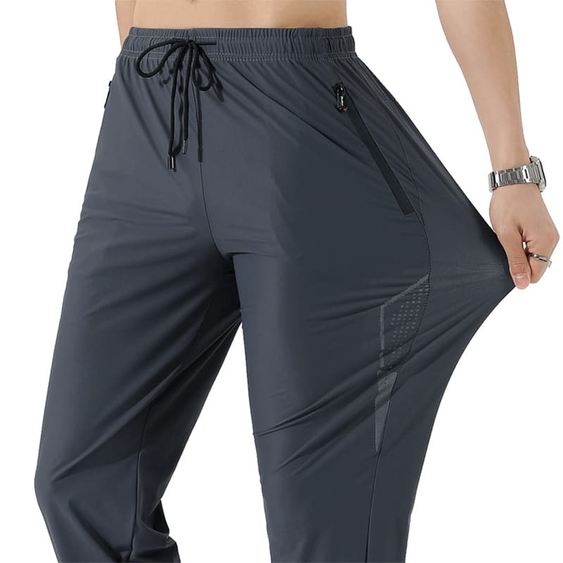 Ice Silk Casual Pants for Men Summer Thin Style 2026 New Cooling Loose Quick-Dry Pants Men's Athletic Trousers
