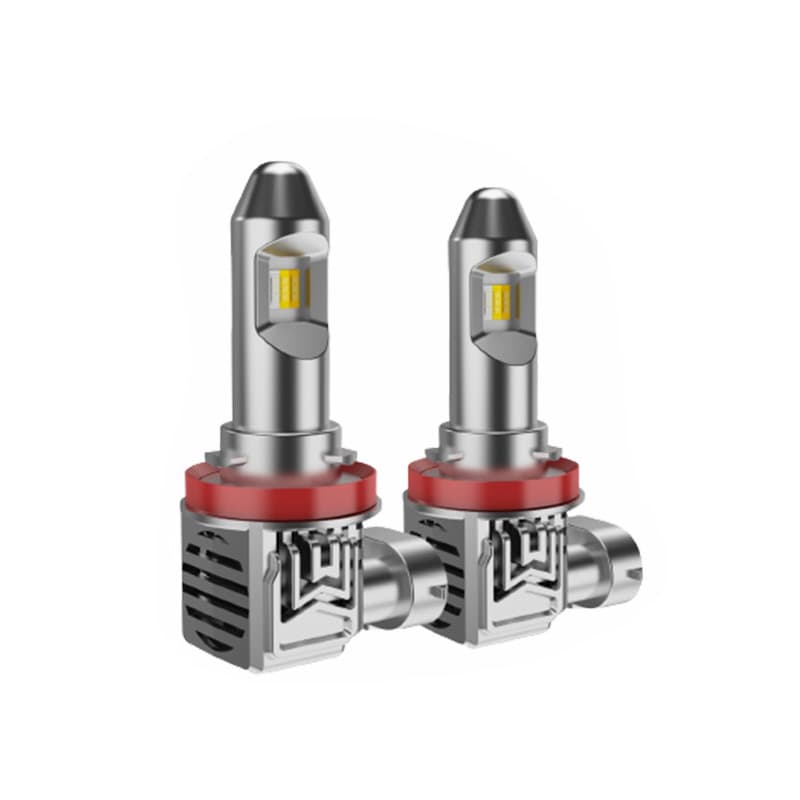 Cross-Border Hot Selling H11 Three-Color LED Car Fog Light, No-Installation Car Headlight Modification Wholesale Source