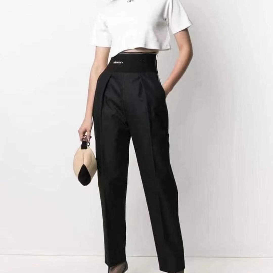 DaWang Nanyou Suit Pants Casual Pants Elastic High-Stretch Waistband Elastic Band Fashionable