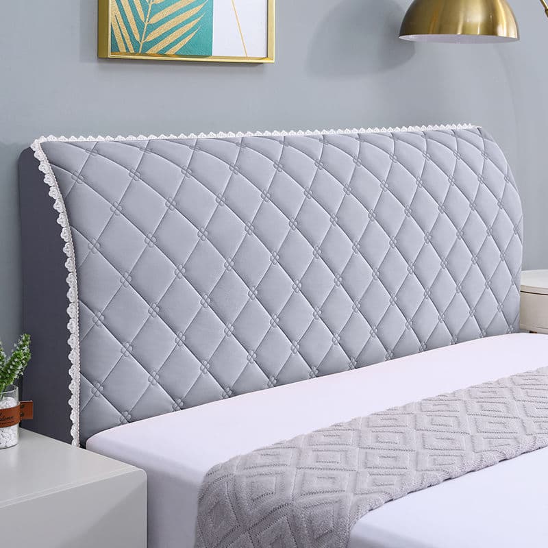 Headboard Covers 2025 New Style, Curved Soft Padding Headboard Covers, Universal Wood Bed Backrest Cover Sets