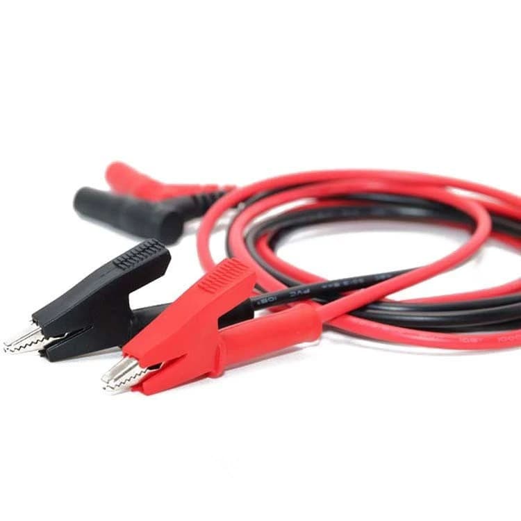 Soft Sheath Triangle Clip Wires, 1000V Insulated Alligator Clip Connection Cables, Resistance Test Wires, Digital Test Clip Lines