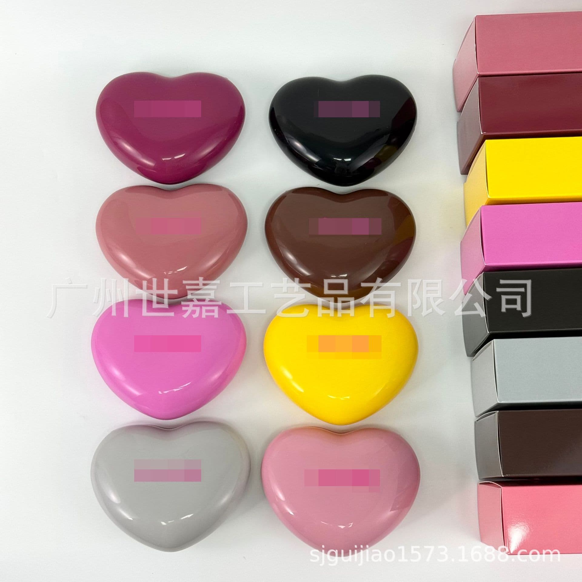 Cross-border spot Hailey's same love-shaped cosmetic bag makeup artist storage bag limited portable bag