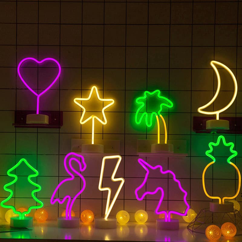 Best-selling LED neon light, trendy Instagram-style 3D shape light for confession and proposal, bar decoration light, colorful light wholesale