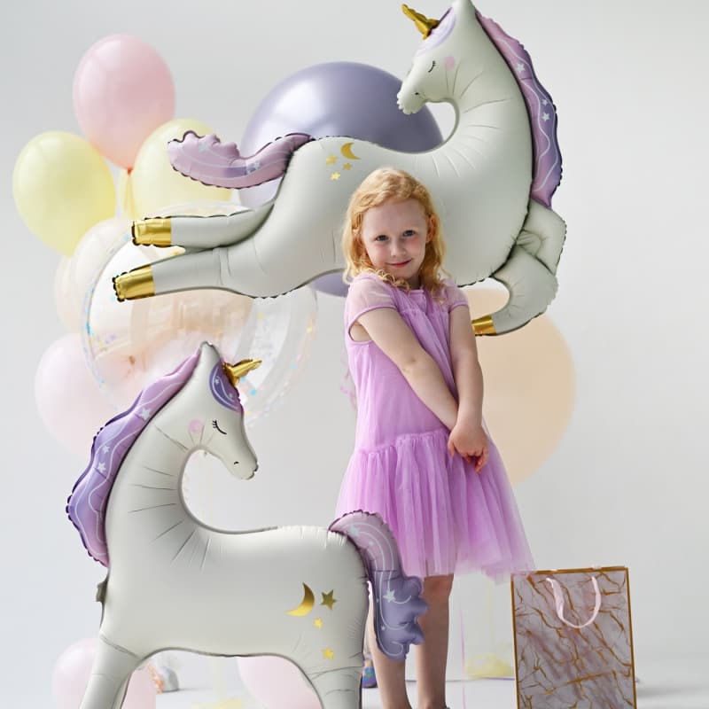 Ins Dreamy Unicorn Balloons for Kids Girls Baby Birthday Party Atmosphere Decoration Balloons
