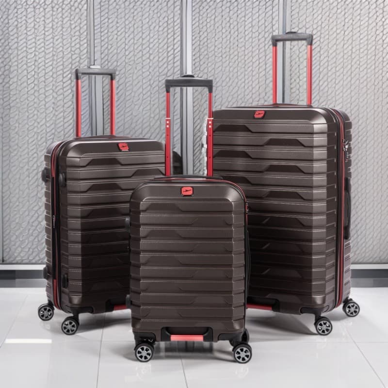 Wholesale 28-inch Large Capacity Three-Piece Set Zipper Luggage with Universal Wheels, Waterproof and Wear-Resistant Trolley Case