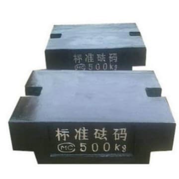 Factory supply weight 500K cast iron weight 500KG standard weight square weight 500KG fork hanging free shipping