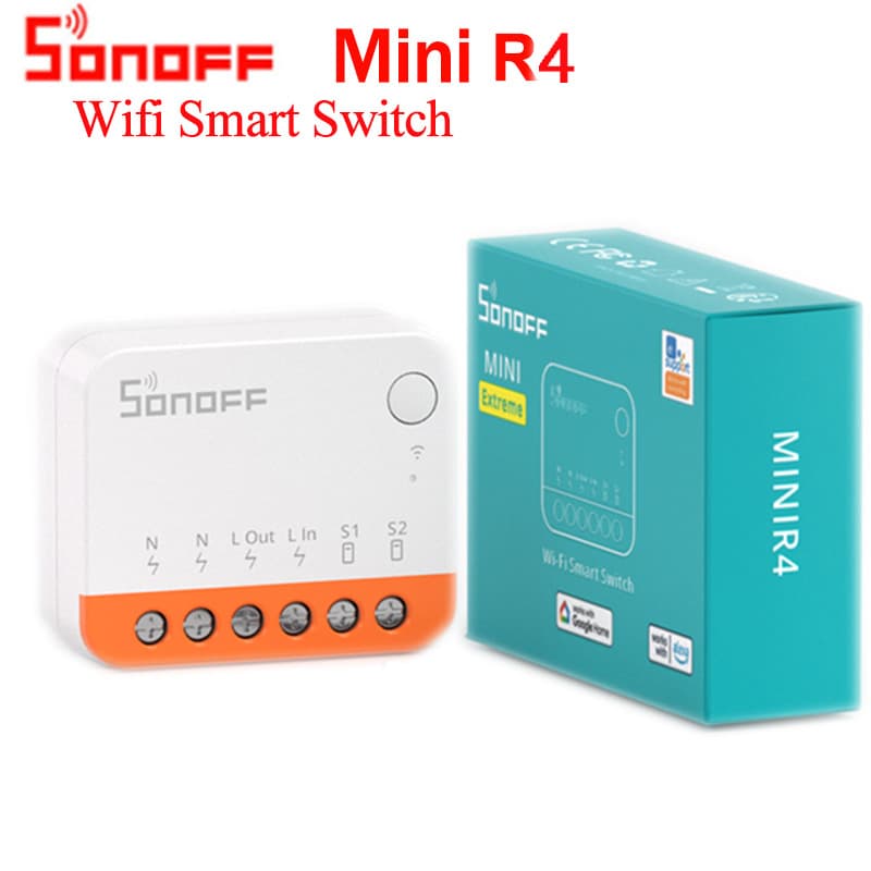Sonoff Mini R4 Mini Wifi Smart Switch Circuit Breaker Wireless Remote Control Timer Easy Micro Link