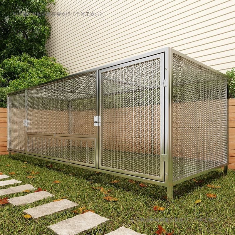 Dog Cage Household Indoor Extra Large Outdoor Rural Household Indoor Chicken Coop Iron Mesh Breeding Cage Duck and Goose Transport Cage