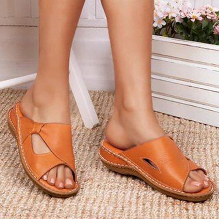 Foreign trade large size sandals for women 2026 spring and summer new Amazon cross-border flat bottom slippers for women manufacturers wholesale