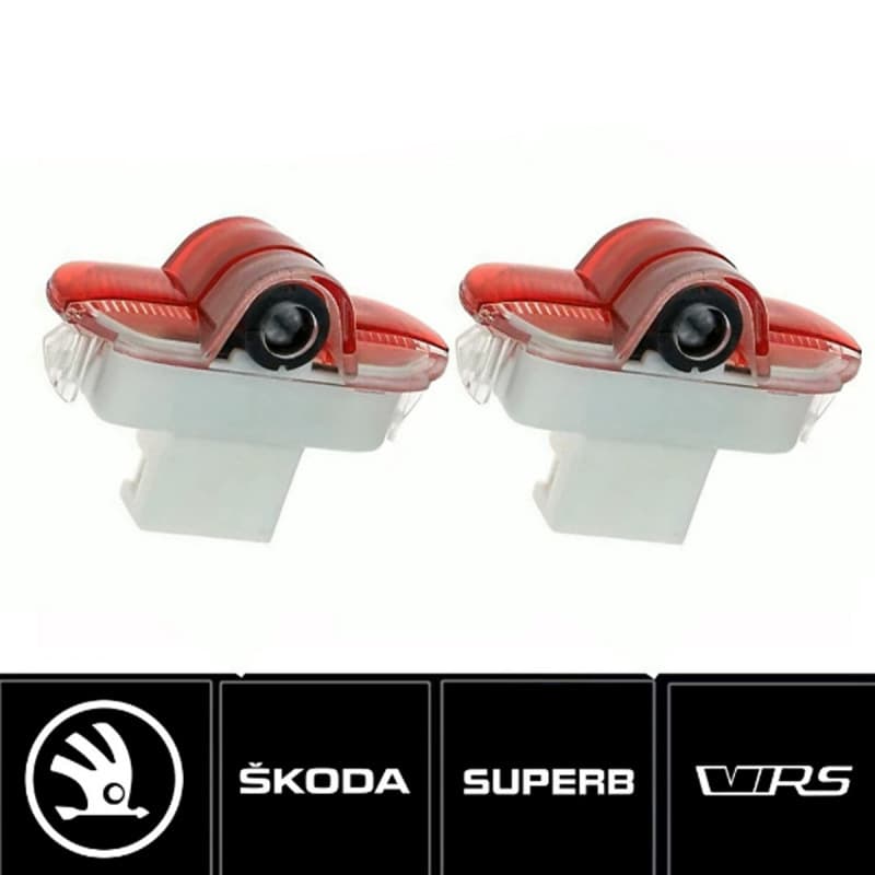 Cross-border applicable Volkswagen Golg4 Skoda welcome light Golf series door projection laser light without wiring