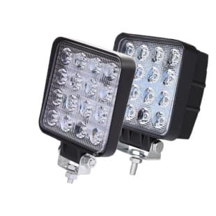 16-LED 24V Excavator Boom Light, LED Work Light for Construction Machinery, Loader, Forklift Headlight, 24V Engineering Vehicle Light