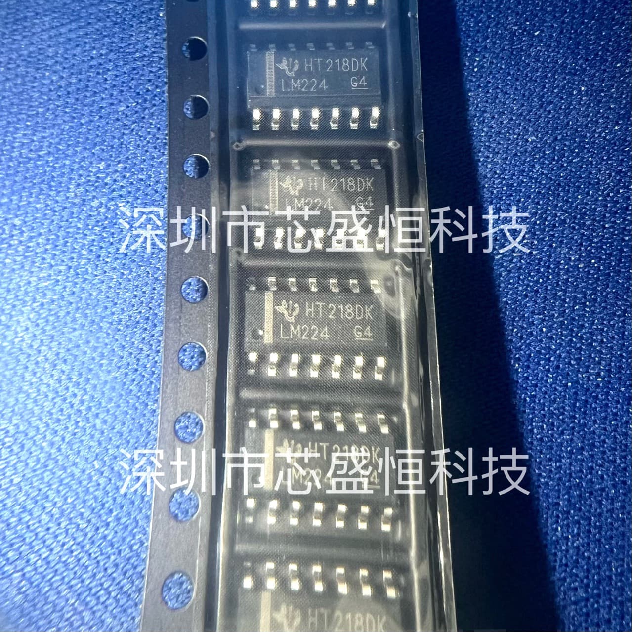 Surface mount LM224DR, SOIC-14, quad operational amplifier chip, brand new stock.