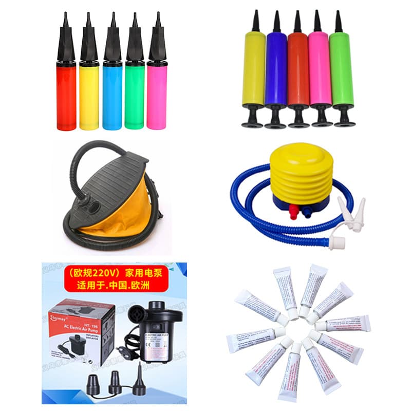 Factory Wholesale PVC Inflatable Product Accessories Inflatable Foot Pump Car Household Double Electric Pump