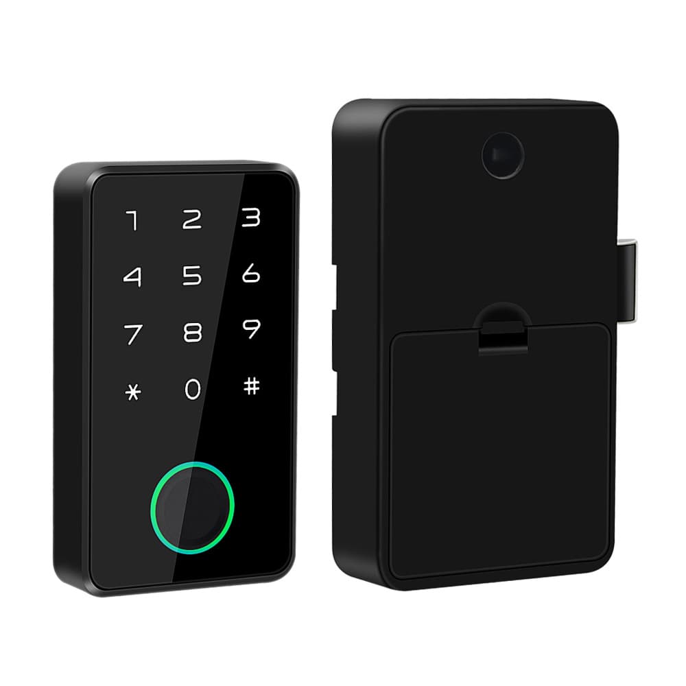 Drawer fingerprint cabinet lock office home safe padlock password swipe card Tuya Bluetooth APP unlock