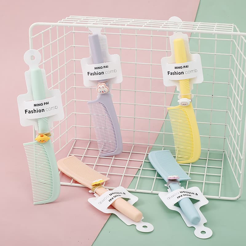 Anti-static portable comb hairdressing tool comb air cushion comb girls and children plastic long hair comb portable comb wholesale