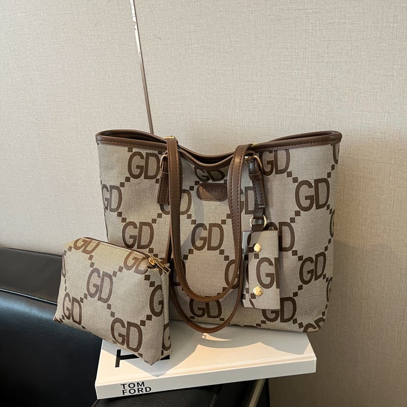Commuting bag, large-capacity shoulder bag for women, 2026 new style, light luxury, high-end, tote bag, armpit bag