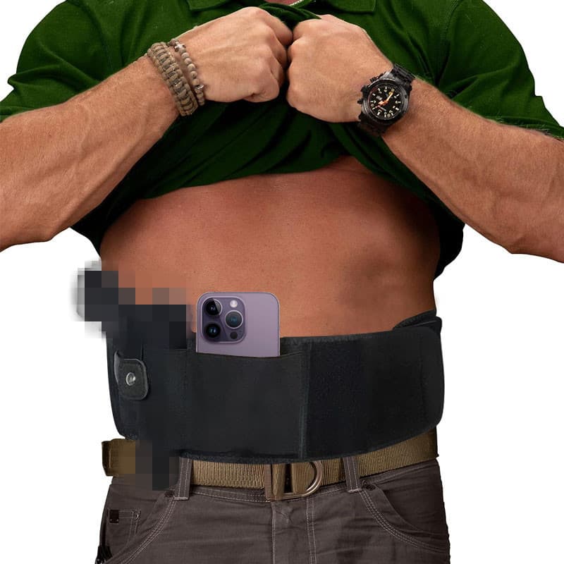 Multifunctional Tactical Belt Quick Draw Gun Holster Outdoor Training Belt Durable Nylon Material Unisex Sporty Style