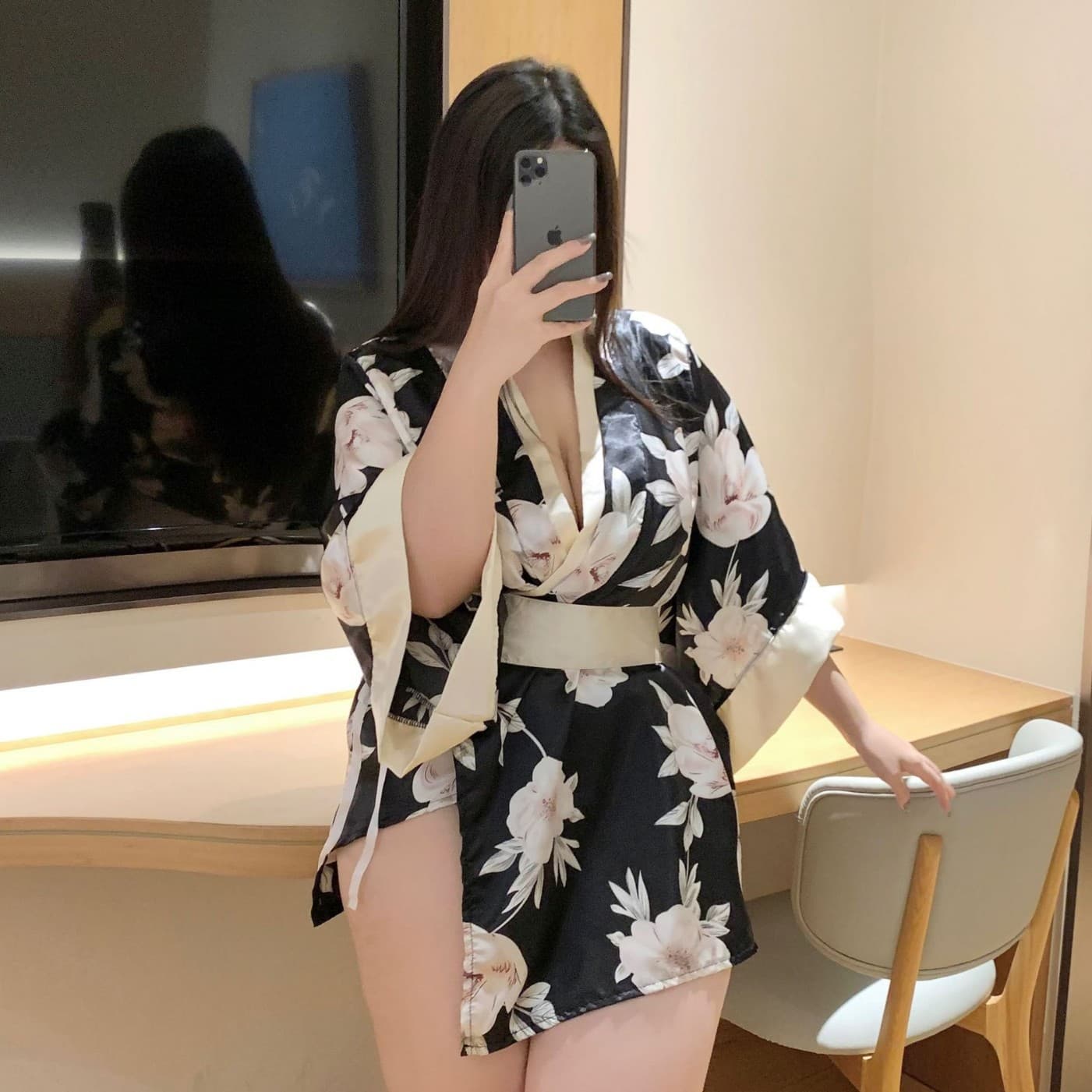 Large size 2026 plus size sexy underwear for women Japanese kimono game sexy kimono uniform temptation suit