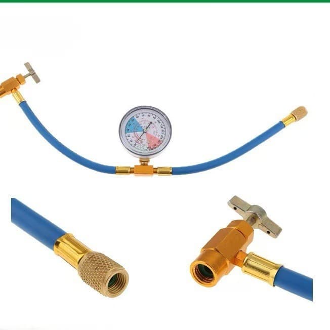 R134a Auto AC Refrigerant Charging Hose with Adapter for Adding Refrigerant