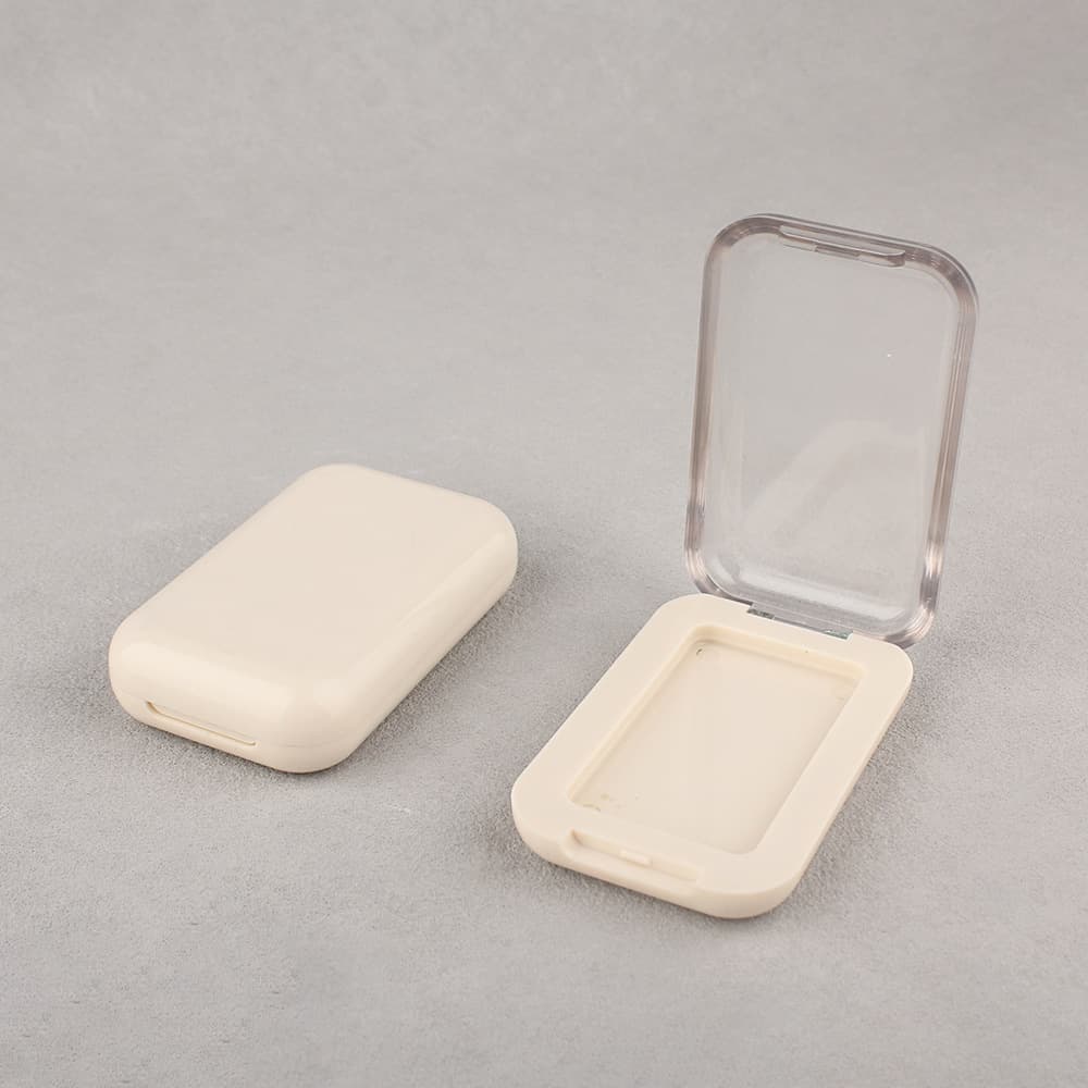 NYX Style Rectangular Compact Powder Case 8-10g Blush Contour Palette Eyeshadow Box Cosmetic Packaging Material Factory Wholesale