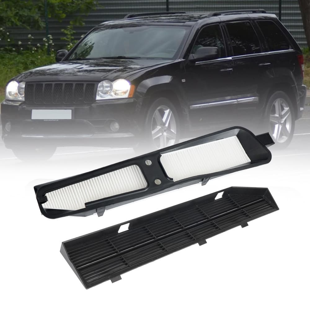 Air Conditioning Filter with Frame for Jeep Grand Cherokee Cabin Air Filter Kit 82208300