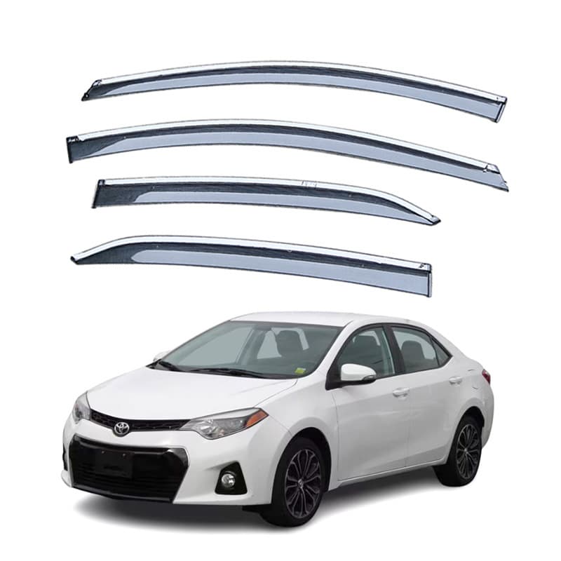Window Visors for 2014-2018 Toyota Corolla Rain Guards Factory Direct