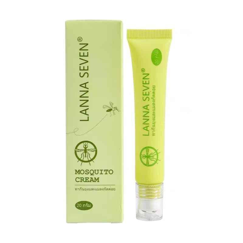LANNA Thai Mosquito Balm Roll-on Refreshing Gel, Easy to Carry, 20g (with label)