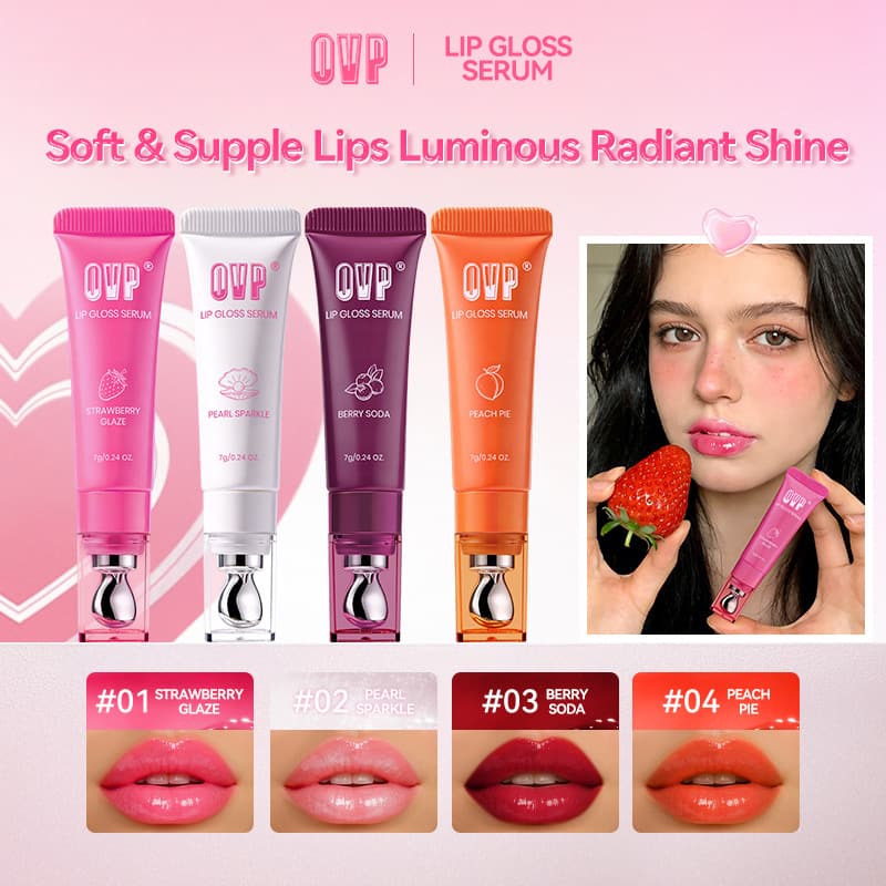 Cross-border Wholesale OVP Lip Serum Moisturizing Hydrating Enhances Complexion Non-transfer Lip Serum