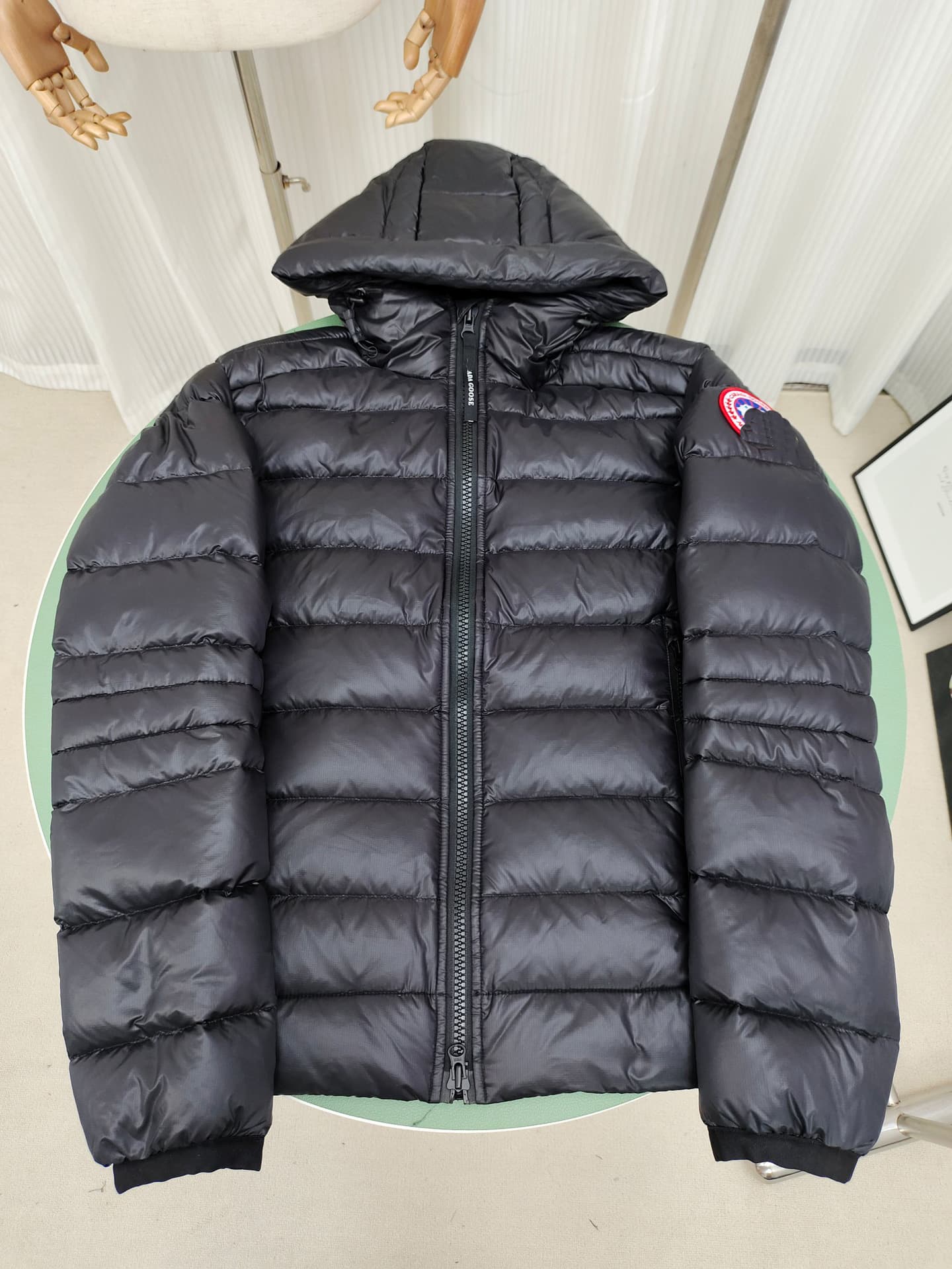 Foreign Trade Cross-Border Urgent Order 2227 Ribbed Down Jacket Men's and Women's Same Light and Thin
