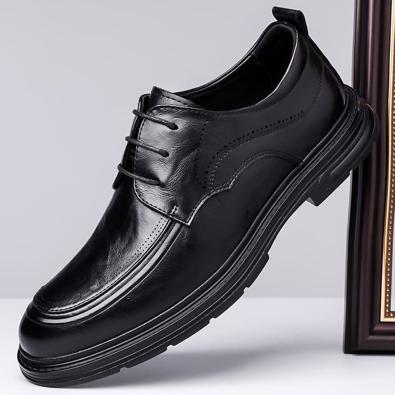 Cross-border Extra Large Size Men's Shoes Spring New Derby Shoes Men's Business Formal Leather Shoes Wedding Groom Shoes Wholesale