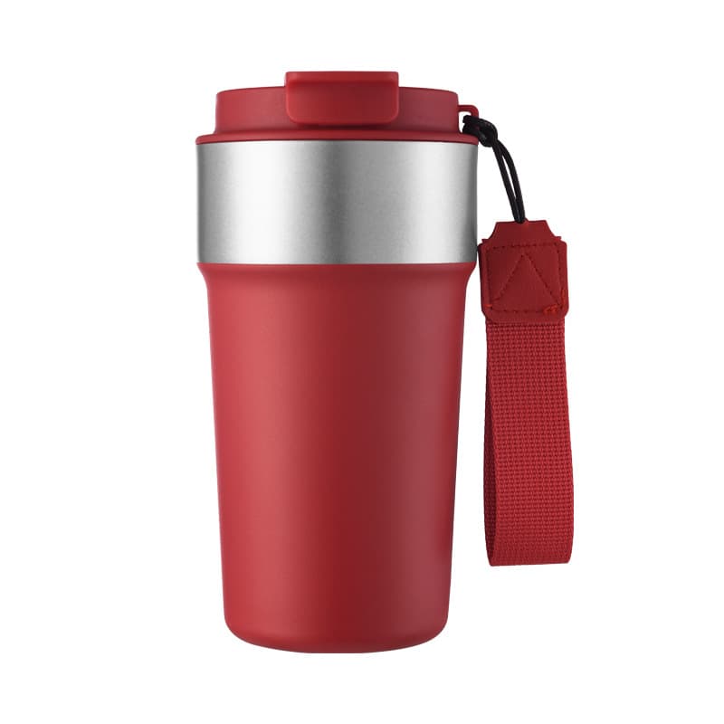 New Stainless Steel 8th Generation Coffee Cup Outdoor Portable Office Thermos Sports Flip Lid Car Mug Gift