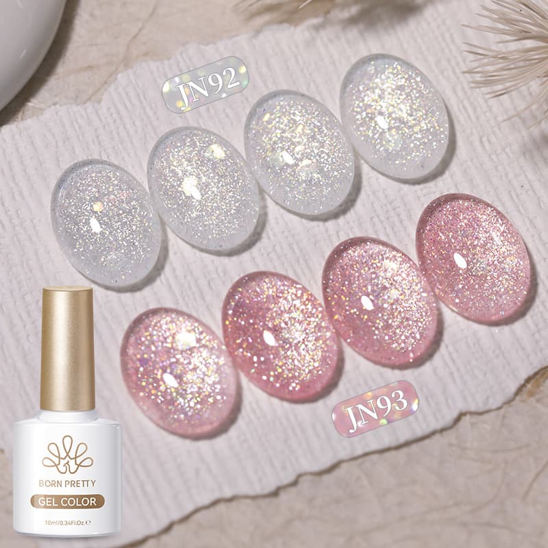 BORN PRETTY cross-border glitter nail polish, clear and versatile galaxy fine glitter nail polish, UV phototherapy gel
