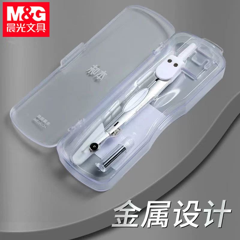 Chen & Guang ACSN1356 stainless steel compass simple and original solid color metal compass students draw circles and make drawings