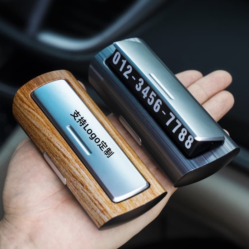 Car Temporary Parking Card Night Light Telephone Hidden Car Moving Number Plate Vehicle Temporary Parking Card