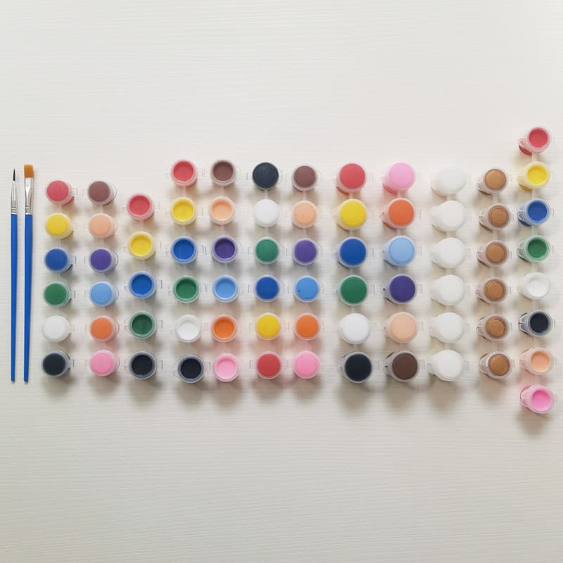 Source spot watercolor pigment acrylic paint strip enamel acrylic paint strip 2ml 3ml 5ml 6 colors 12 colors acrylic