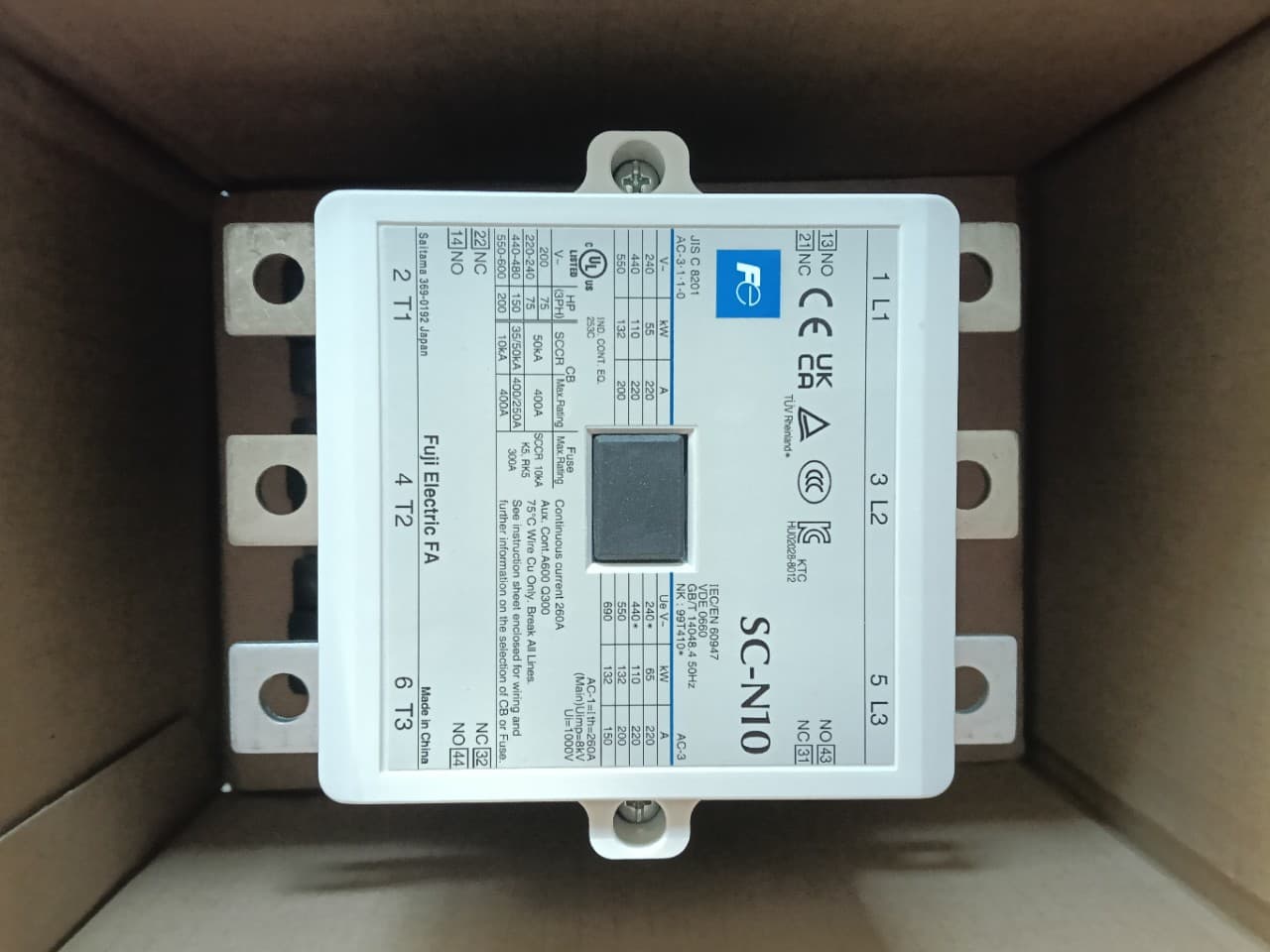 Brand New Genuine Changshu Fuji AC Contactor SC-N10