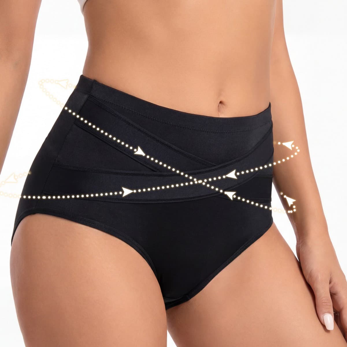 Free shipping for one piece, new summer high-waist tummy control and butt lift triangle panties, sexy semi-sheer lace underwear in stock