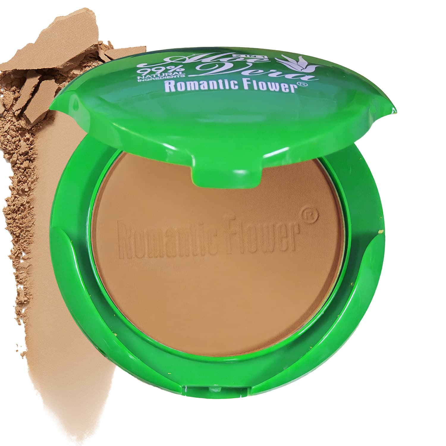 Romantic Flower Cross-Border Foreign Trade Export Matte Contouring Powder Concealer Full Coverage Pressed Powder