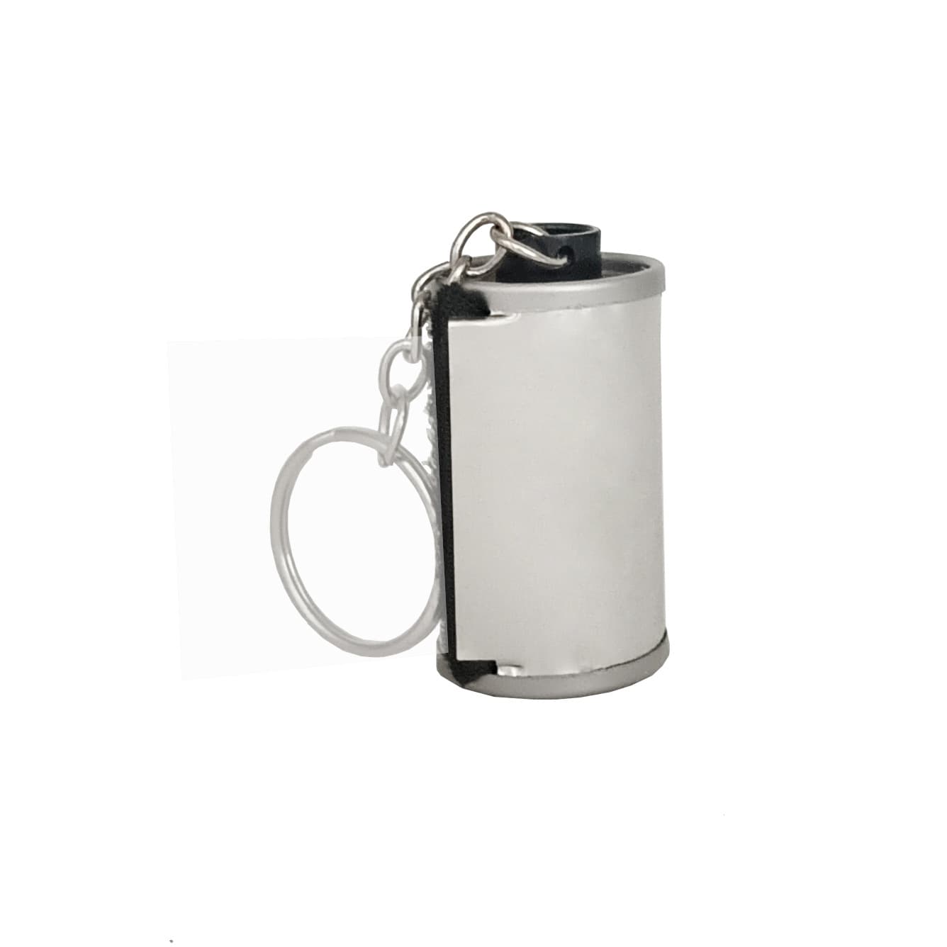 Metal cassette with keychain, 135 film header model, bag pendant, individually packaged