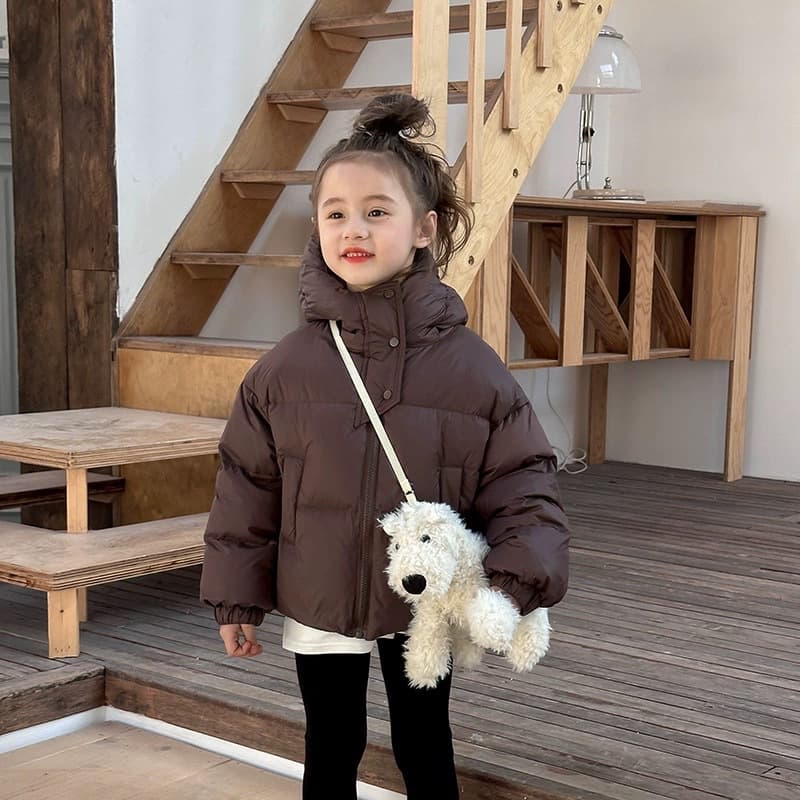 Off-season Girls' Winter Cotton Coat 2025 New Stylish Children's Winter Thickened Cotton Jacket Girls' Top Cotton Padded Outerwear
