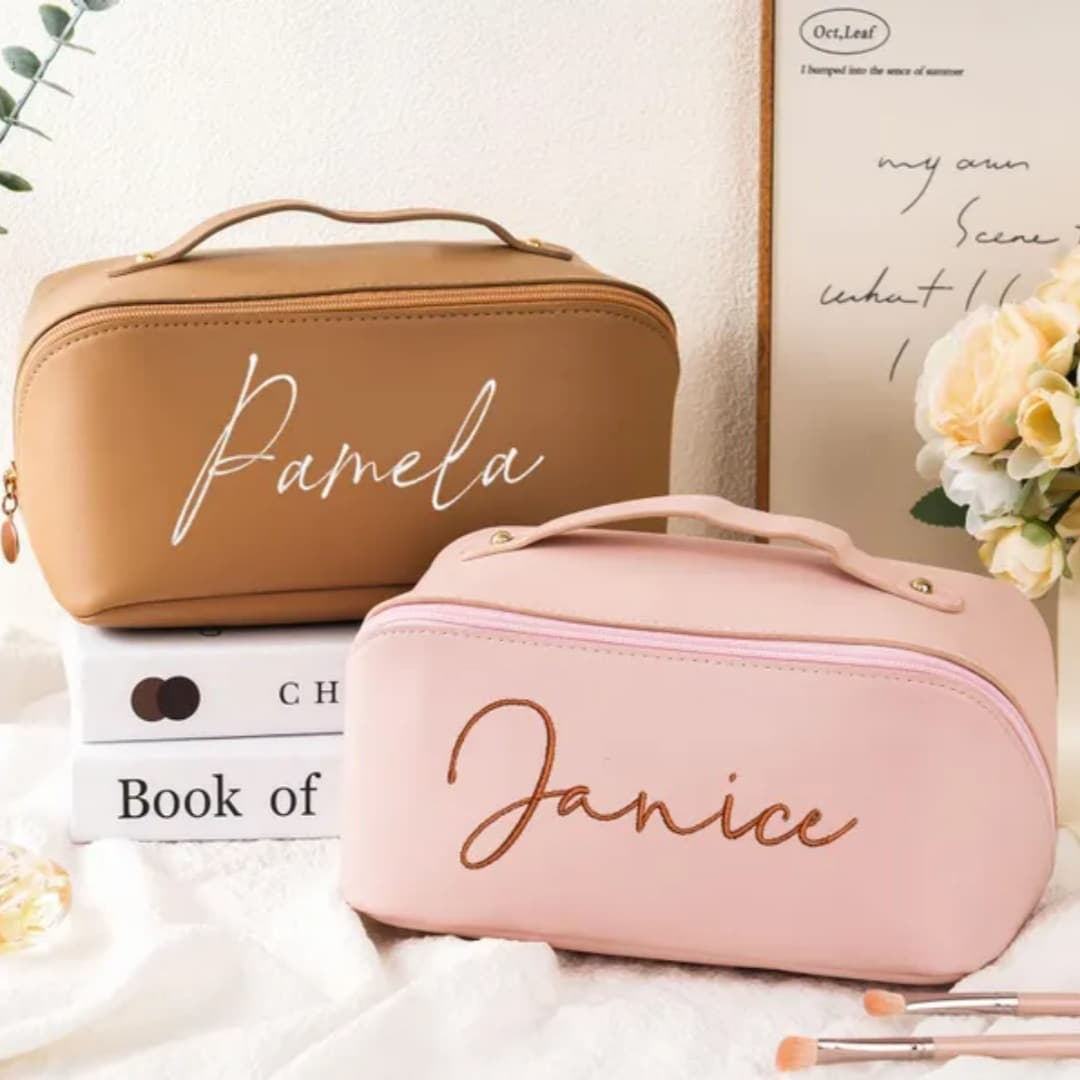Etsy Cross-Border DIY Picture Personalized Cosmetic Bag Travel Large Capacity High-End Cosmetic Bag Toiletry Bag