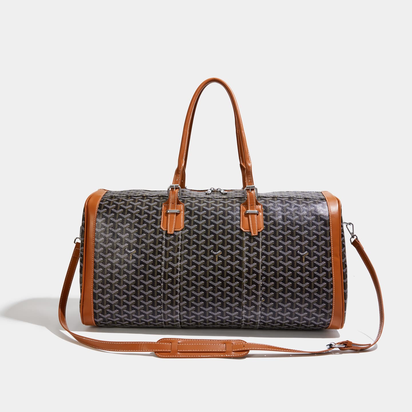 Cross-Border Goyard Dog-Tooth Travel Bag Fitness Bag New Large-Capacity Fashionable Versatile Hand-Held Travel Bag