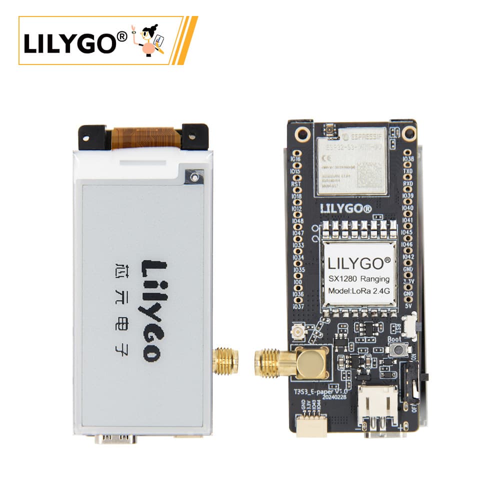 LILYGO® T3S3 E-Paper ESP32-S3 LoRa 2.13-inch E-Ink Development Board Module