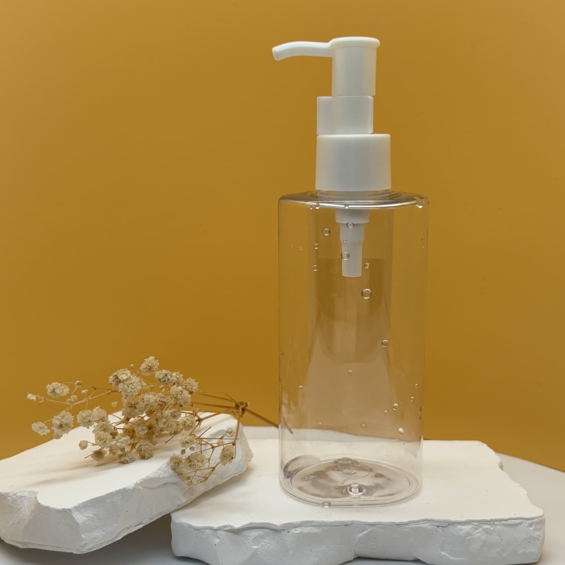 Spot 200ml shampoo bottle transparent bottle shower gel bottle oval bottle sub-bottle daily chemical care packaging material bottle
