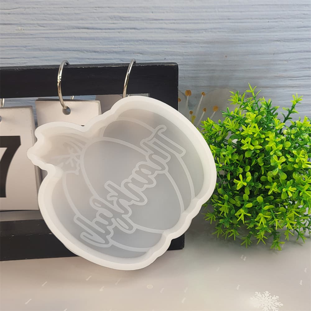 Z0099 Thankful Pumpkin Aroma Mold Crystal Epoxy Silicone Mold DIY Decoration Silicone Mold