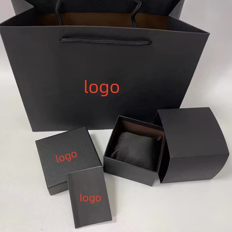 Chi Watch Box Black Packaging Box High-End Storage Box Instruction Manual Tote Bag Chi Home Watch Box
