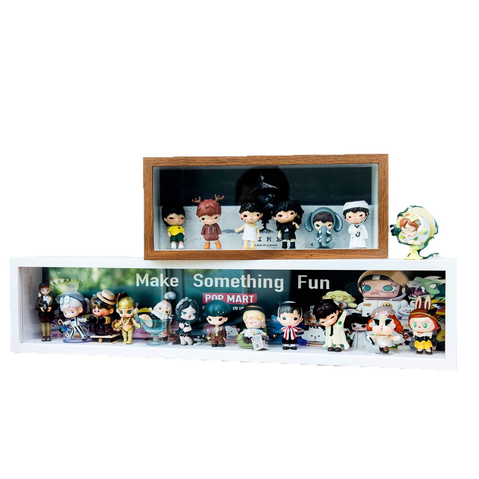 Hollow Frame Blind Box Display Case for Pop Mart Blind Boxes, Empty Frame for Trendy Toy Display and Storage