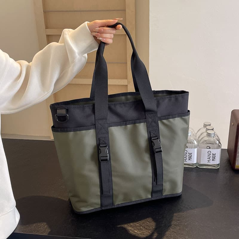 Cross-border large-capacity shoulder bag for women, large underarm bag, high-end commuter handbag, multi-functional and versatile tote bag