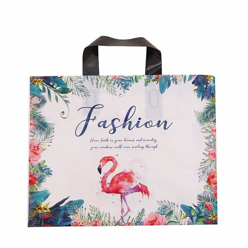 Garment Bag Tote Bag Printed Clothes Women's Clothing Children's Clothing Gift Bag Cartoon Print Plastic Bag Wholesale